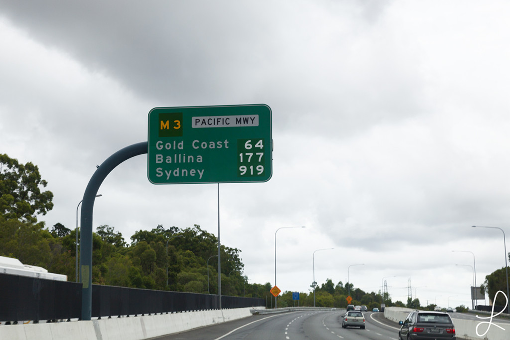 Noch 919 km bis Sydney -  aber erstmal in Richtung Gold Coast