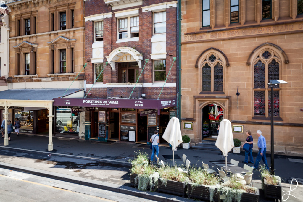 The Fortune Of War - das ist der älteste Pub Sydneys im Stadtteil "The Rocks"
