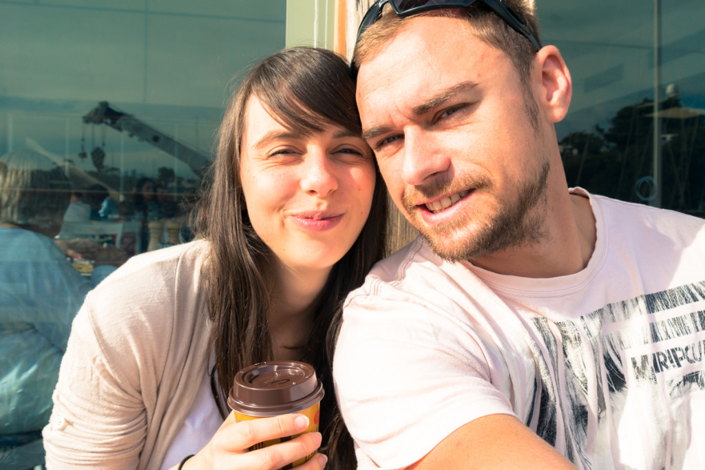 ... mit Kaffee und toller Aussicht!